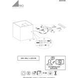Kinkiet LED Trio Louis - Srebrny, Aluminium | Kup Teraz
