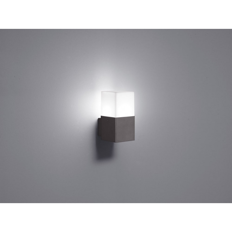 Kinkiet elewacyjny LED Hudson Trio - antracyt/biały | Sklep z lampami