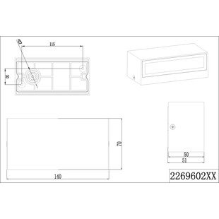 Kinkiet elewacyjny Trent 14 LED biały - Trio | Oświetlenie Ogrodowe