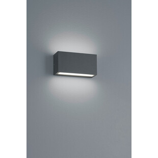 Kinkiet elewacyjny Trent 14 LED antracyt | Trio - Oświetlenie