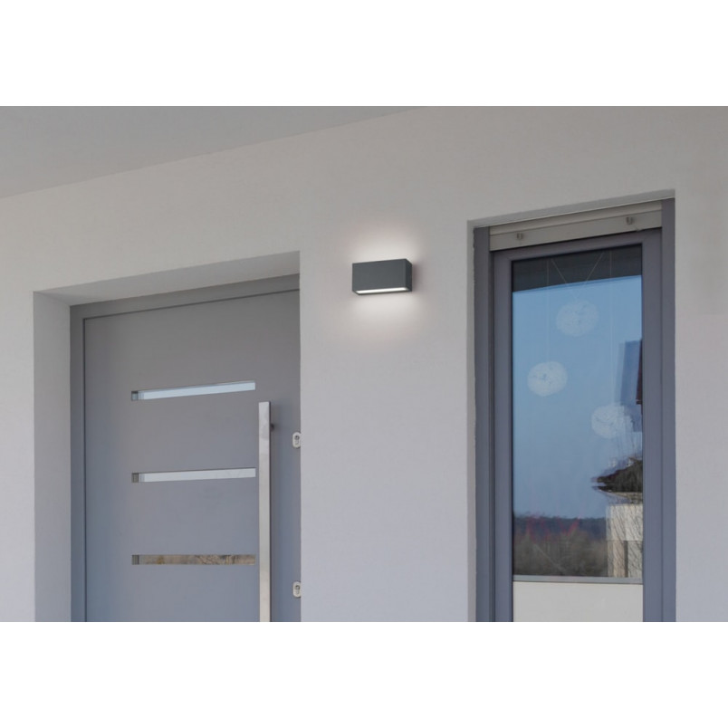 Kinkiet elewacyjny Trent 14 LED antracyt | Trio - Oświetlenie