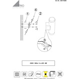 Kinkiet łazienkowy Ray LED chrom Trio - Oświetlenie IP44