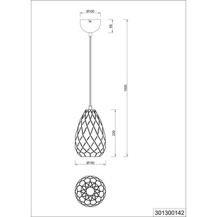 Lampa wisząca Onyx antracyt | Trio - Nowoczesny design