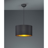 Lampa wisząca Hostel czarna Trio | Nowoczesne oświetlenie