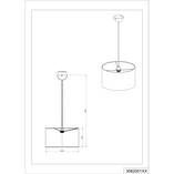 Lampa wisząca Hostel czarna Trio | Nowoczesne oświetlenie