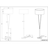Lampa podłogowa Glamour Paris II | Trio - Elegancki Design