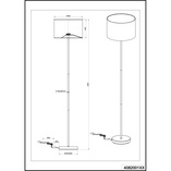Lampa podłogowa Hostel czarna Trio | Eleganckie oświetlenie