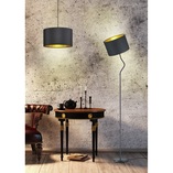 Lampa podłogowa Hostel czarna Trio - Elegancki design | Sklep z lampami