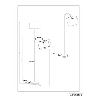 Lampa podłogowa Hostel czarna Trio - Elegancki design | Sklep z lampami