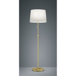 Lampa podłogowa Glamour Biała/Mosiądz - Trio Lyon | Kup Teraz