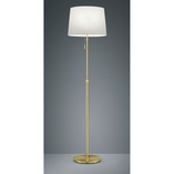 Lampa podłogowa Glamour Biała/Mosiądz - Trio Lyon | Kup Teraz