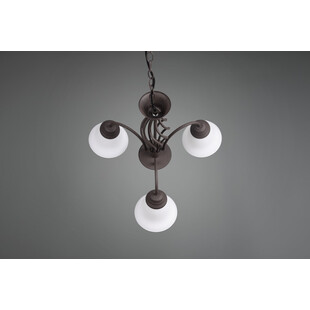 Żyrandol Rustica | Trio - Miedziano-biały, 60cm | Sklep z Lampami