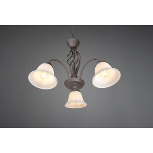 Żyrandol Rustica | Trio - Miedziano-biały, 60cm | Sklep z Lampami