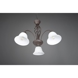 Żyrandol Rustica | Trio - Miedziano-biały, 55cm | Sklep z Lampami
