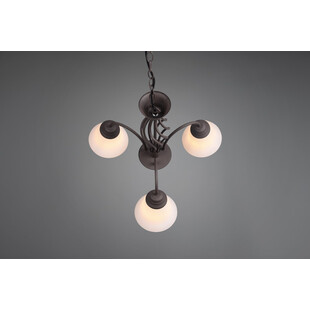 Żyrandol Rustica | Trio - Miedziano-biały, 55cm | Sklep z Lampami