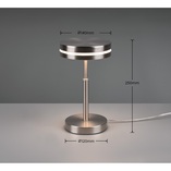 Lampa stołowa LED Franklin Trio - Nowoczesny design, 275 PLN