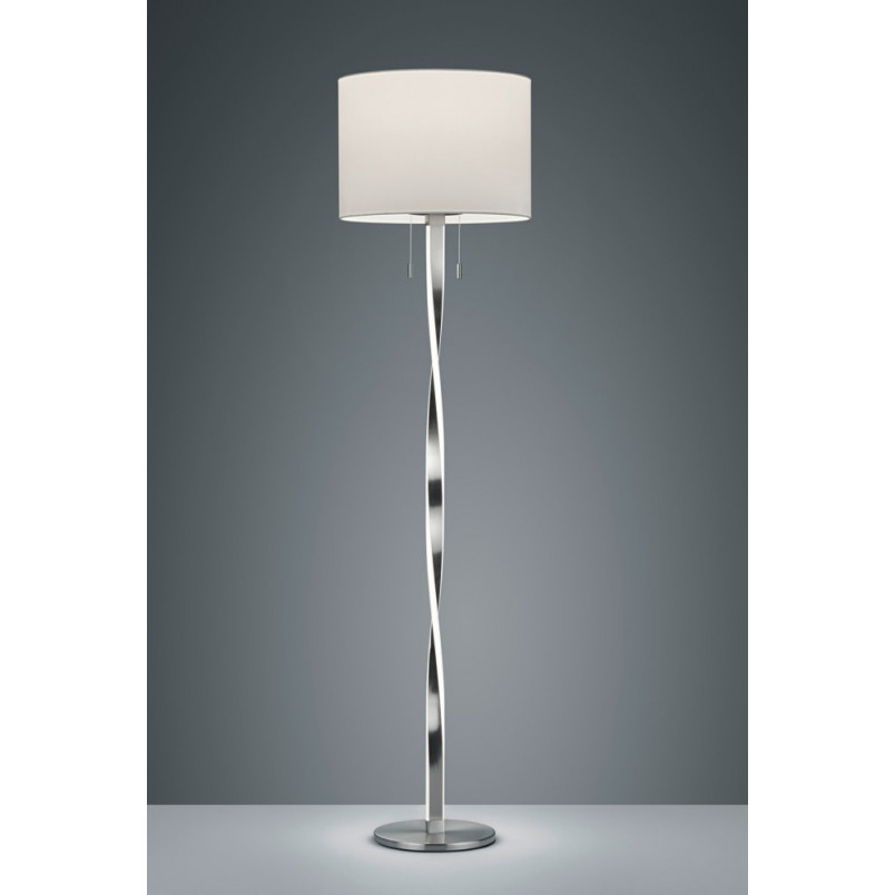 Lampa podłogowa biała Nandor | Trio - Nowoczesny design