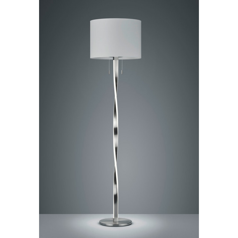 Lampa podłogowa biała Nandor | Trio - Nowoczesny design
