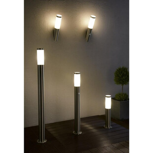 Lampa zewnętrzna Chorus | Srebrna, E27 | Brilliant