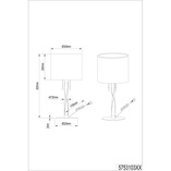 Lampa stołowa Nandor | Glamour, Biały, Trio | Kup online