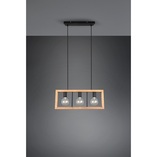 Lampa wisząca drewniana Agra III Trio | 60cm - Sklep z Lampami