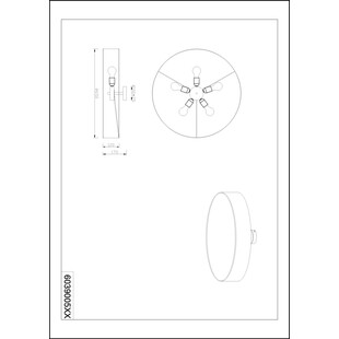 Plafon Hotel Trio 65cm - Elegancki design, matowy nikiel