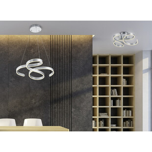 Lampa wisząca Francis LED srebrna | Trio - Nowoczesny design