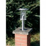 Lampa zewnętrzna York - Srebrna, Stalowa | Brilliant