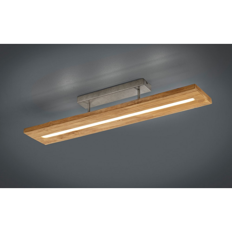 Lampa sufitowa drewniana Brad 100cm LED Trio | Ciepłe Światło