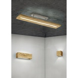 Lampa sufitowa drewniana Brad 100cm LED Trio | Ciepłe Światło