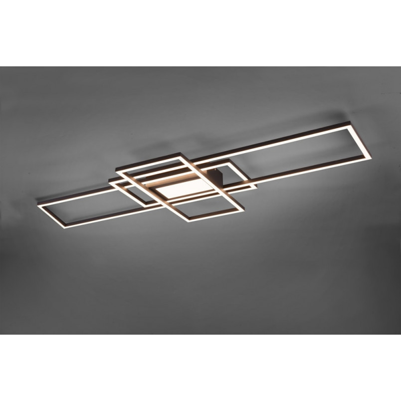 Plafon LED Trio Irvine: Nowoczesny design, pilot w zestawie!