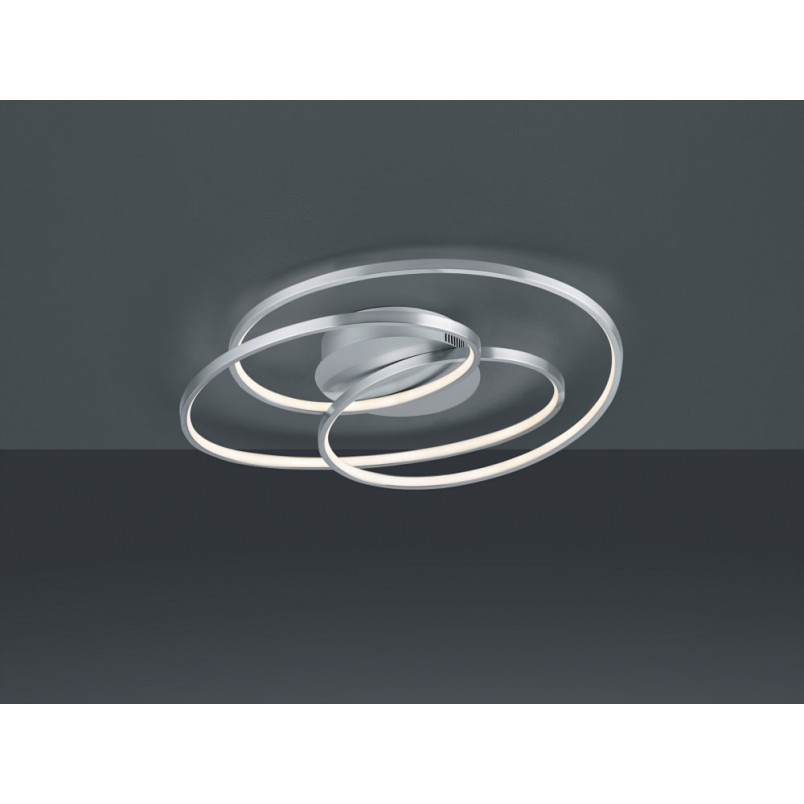 Plafon LED Gale Trio 60cm Nikiel | Nowoczesne Lampy