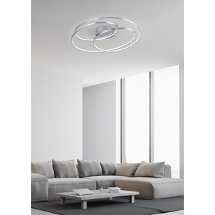 Plafon LED Gale Trio 60cm Nikiel | Nowoczesne Lampy