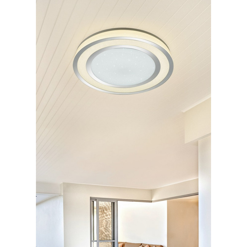 Plafon LED Noriaki 59cm - Ściemniacz, Pilot | Trio