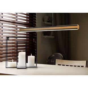 Lampa wisząca drewniana Deacon Trio | 110cm, LED