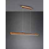 Lampa wisząca drewniana Deacon Trio | 110cm, LED
