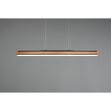 Lampa wisząca drewniana Deacon Trio | 110cm, LED