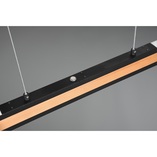Lampa wisząca drewniana Deacon Trio | 110cm, LED