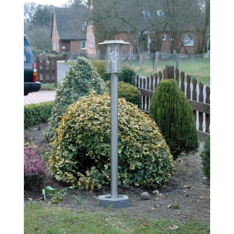 Lampa zewnętrzna York Brilliant | Srebrna, Stojąca - Kup Teraz!