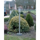 Lampa zewnętrzna York Brilliant | Srebrna, Stojąca - Kup Teraz!
