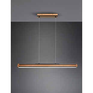 Lampa wisząca drewniana Deacon Trio | 110cm, LED