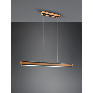 Lampa wisząca drewniana Deacon Trio | 110cm, LED
