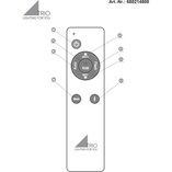 Plafon łazienkowy LED Frodeno z pilotem | Trio