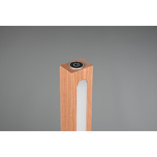 Lampa podłogowa drewniana Bellari LED Trio - Ściemnianie