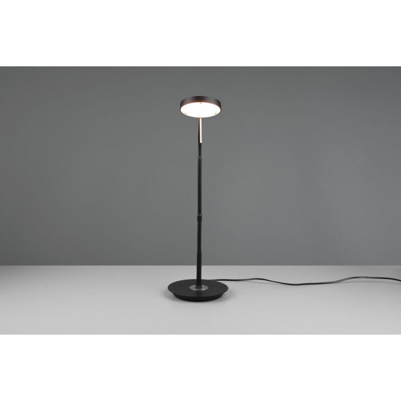 Lampa biurkowa Trio Monza czarna | Ściemniacz, LED