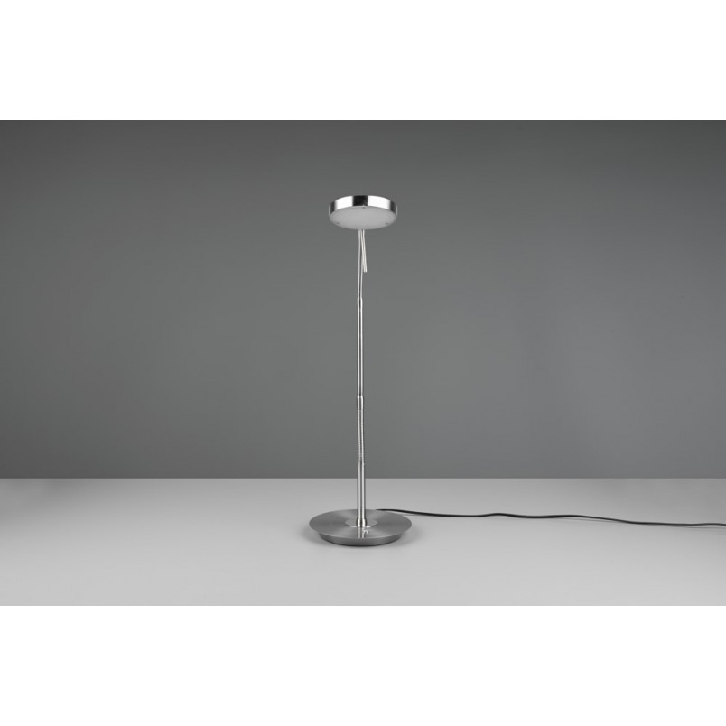 Lampa biurkowa Trio Monza - ściemniacz, nikiel | Kup teraz