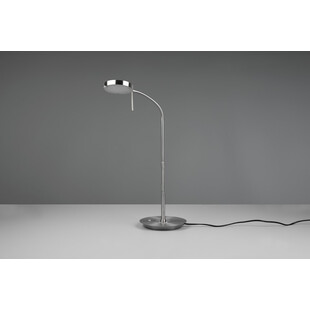 Lampa biurkowa Trio Monza - ściemniacz, nikiel | Kup teraz