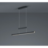 Lampa wisząca LED Trajan czarna 150cm - Trio | Nowoczesne oświetlenie