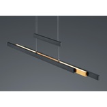 Lampa wisząca LED Trajan czarna 150cm - Trio | Nowoczesne oświetlenie