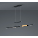 Lampa wisząca LED Trajan czarna 150cm - Trio | Nowoczesne oświetlenie